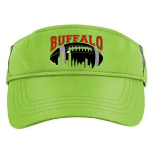 Buffalo Football Fan City Skyline Adult Drive Performance Visor