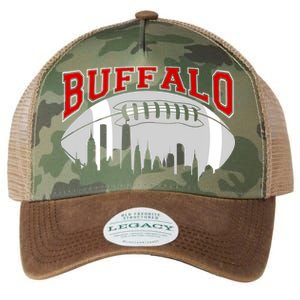 Buffalo Football Fan City Skyline Legacy Tie Dye Trucker Hat