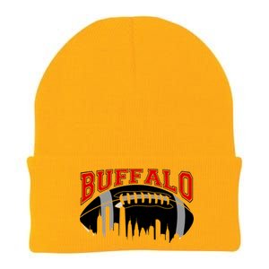 Buffalo Football Fan City Skyline Knit Cap Winter Beanie