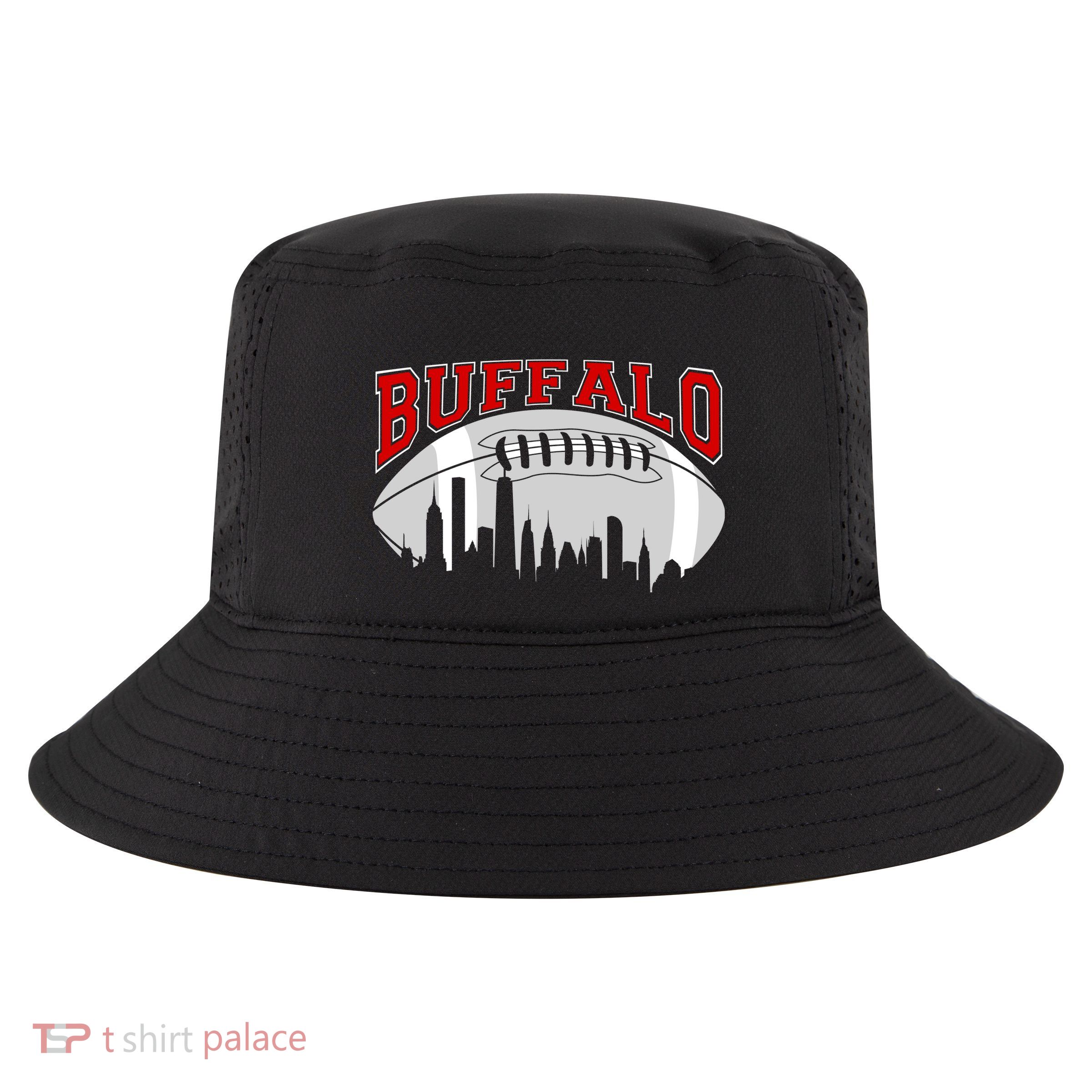 Buffalo Football Fan City Skyline Cool Comfort Performance Bucket Hat
