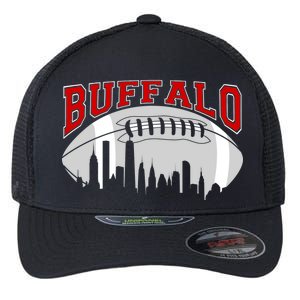 Buffalo Football Fan City Skyline Flexfit Unipanel Trucker Cap