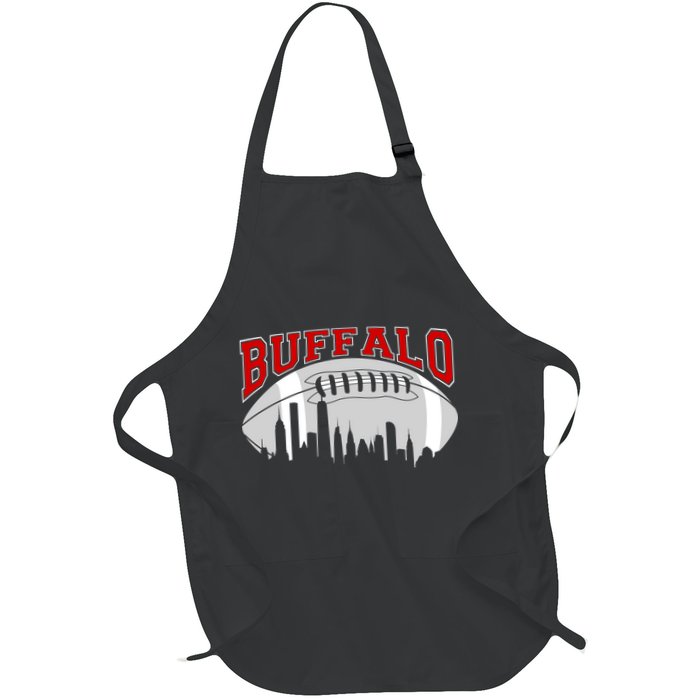 Buffalo Football Fan City Skyline Apron