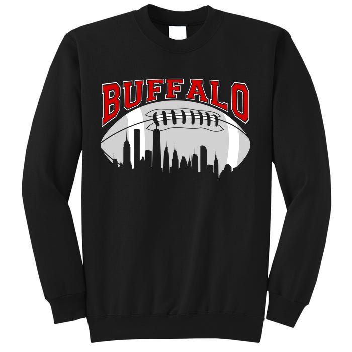 Buffalo Football Fan City Skyline Sweatshirt