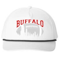 Buffalo Football Fan City Skyline Snapback Five-Panel Rope Hat