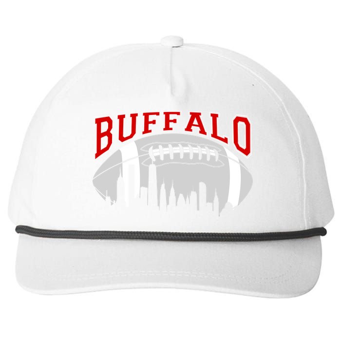 Buffalo Football Fan City Skyline Snapback Five-Panel Rope Hat