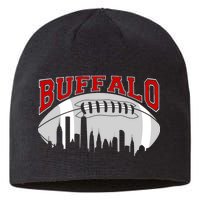 Buffalo Football Fan City Skyline Sustainable Beanie