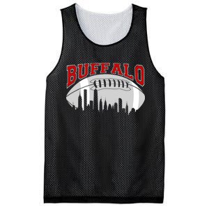 Buffalo Football Fan City Skyline Mesh Reversible Basketball Jersey Tank