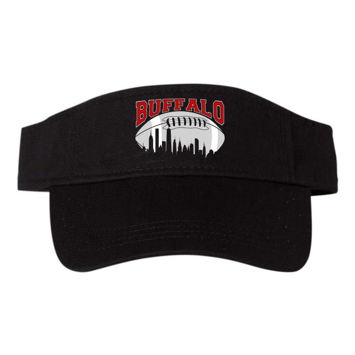 Buffalo Football Fan City Skyline Valucap Bio-Washed Visor