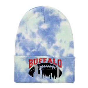 Buffalo Football Fan City Skyline Tie Dye 12in Knit Beanie