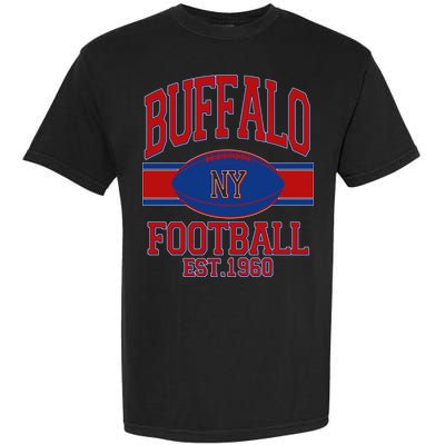 Buffalo New York Football Classic Logo Fan Garment-Dyed Heavyweight T-Shirt