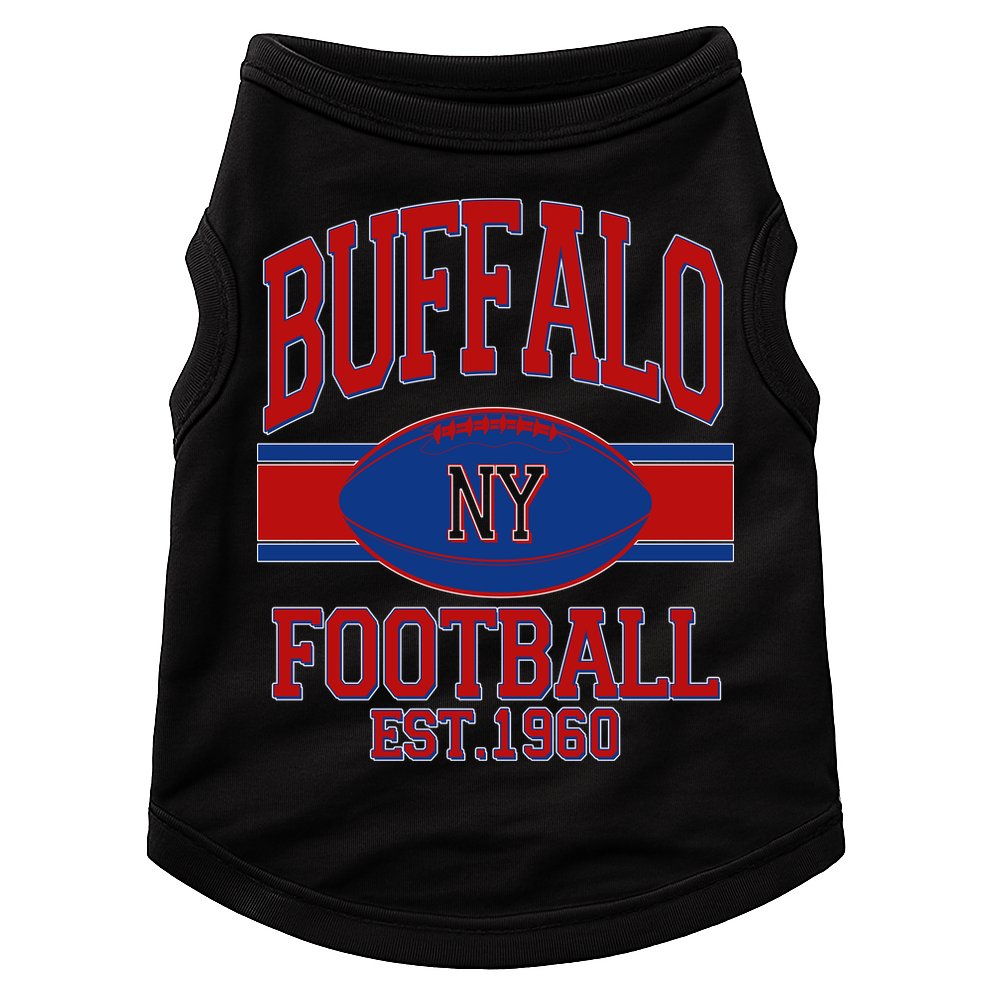 Buffalo New York Football Classic Logo Fan Doggie Tank
