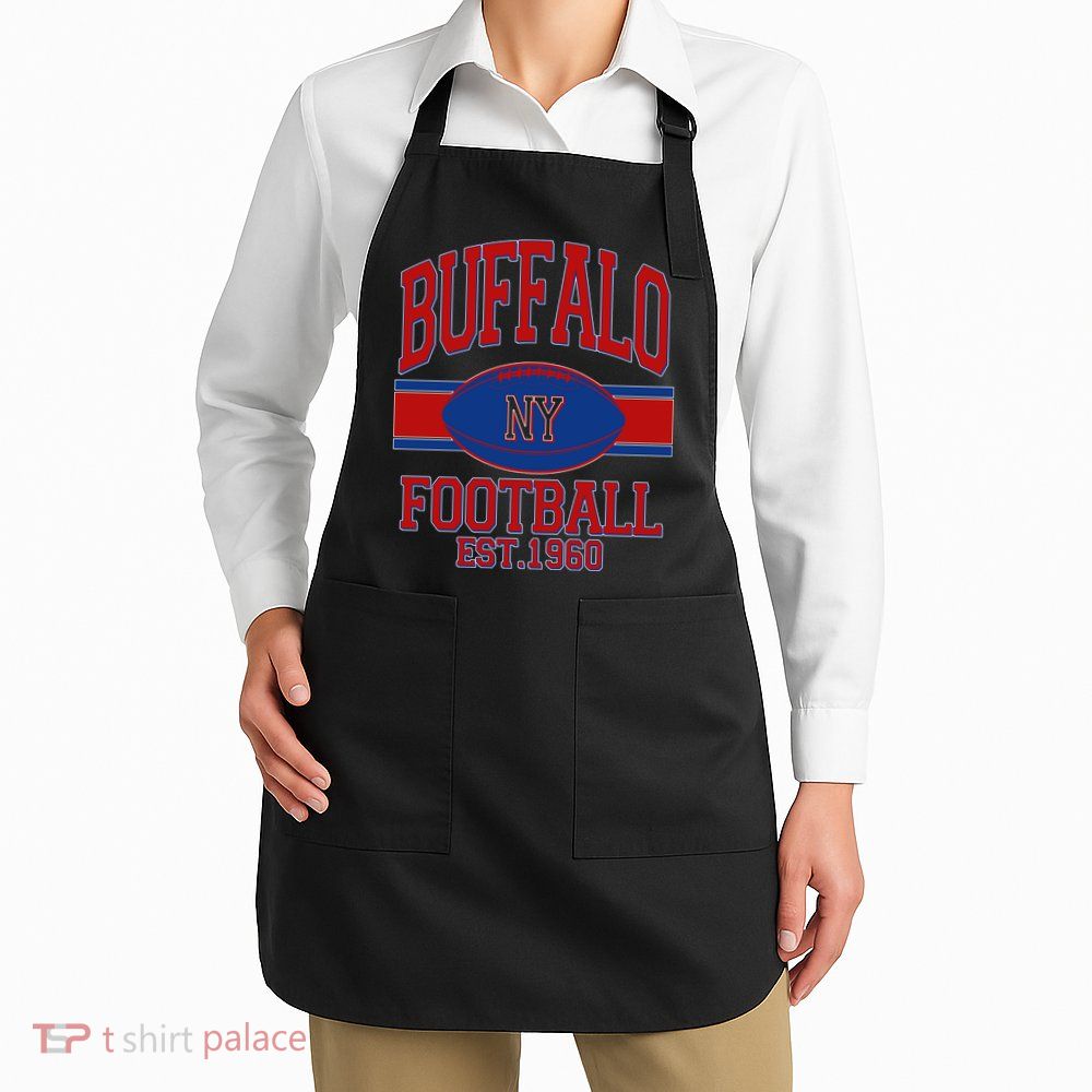 Buffalo New York Football Classic Logo Fan Apron