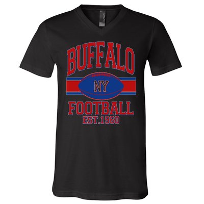 Buffalo New York Football Classic Logo Fan V-Neck T-Shirt