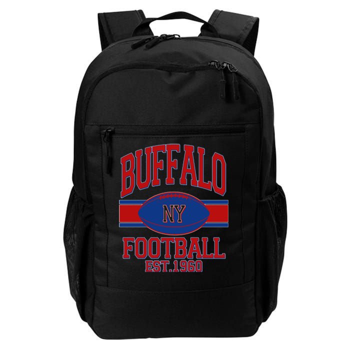 Buffalo New York Football Classic Logo Fan Daily Commute Backpack