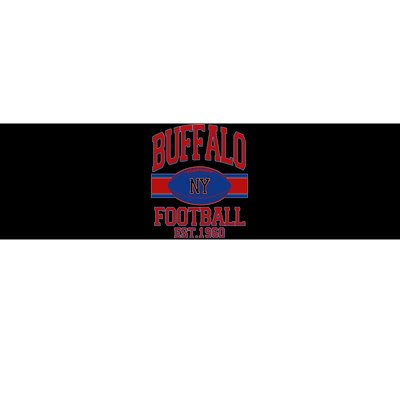 Buffalo New York Football Classic Logo Fan Bumper Sticker