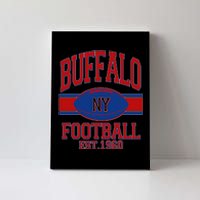 Buffalo New York Football Classic Logo Fan Canvas