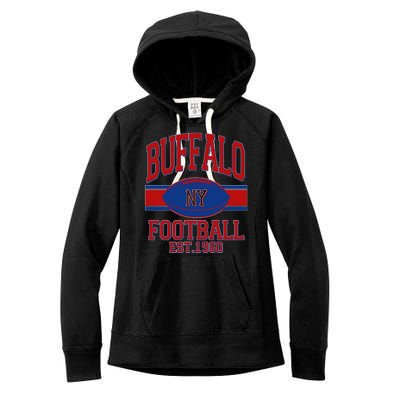 Buffalo New York Football Classic Logo Fan Women's Fleece Hoodie