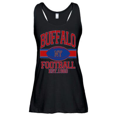 Buffalo New York Football Classic Logo Fan Ladies Essential Flowy Tank
