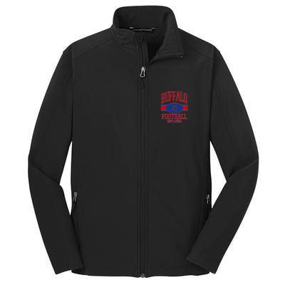 Buffalo New York Football Classic Logo Fan Core Soft Shell Jacket