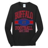 Buffalo New York Football Classic Logo Fan Tall Long Sleeve T-Shirt