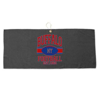 Buffalo New York Football Classic Logo Fan Large Microfiber Waffle Golf Towel