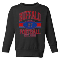 Buffalo New York Football Classic Logo Fan Toddler Sweatshirt