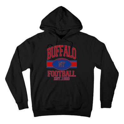 Buffalo New York Football Classic Logo Fan Tall Hoodie