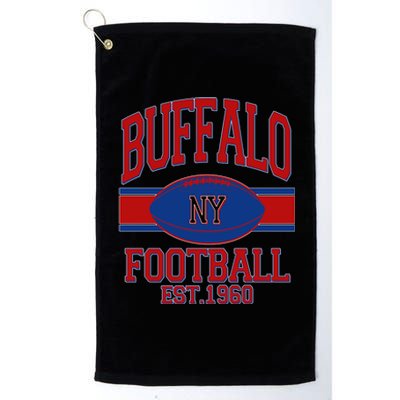 Buffalo New York Football Classic Logo Fan Platinum Collection Golf Towel