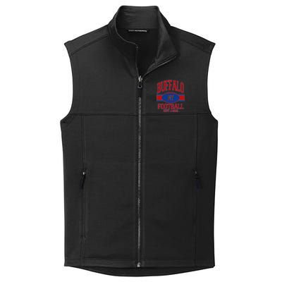 Buffalo New York Football Classic Logo Fan Collective Smooth Fleece Vest