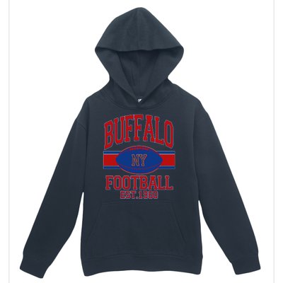 Buffalo New York Football Classic Logo Fan Urban Pullover Hoodie