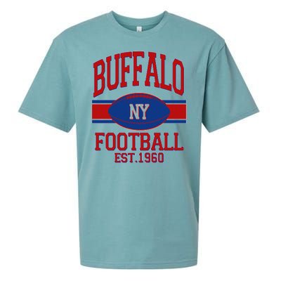 Buffalo New York Football Classic Logo Fan Sueded Cloud Jersey T-Shirt