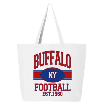 Buffalo New York Football Classic Logo Fan 25L Jumbo Tote