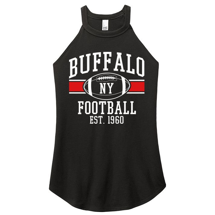 Buffalo NY Football EST 1960 Women's Perfect Tri Rocker Tank
