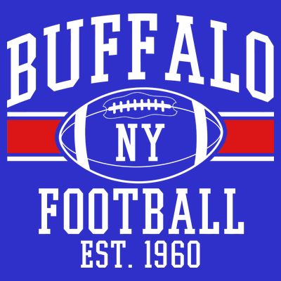 Buffalo NY Football EST 1960 T-Shirt
