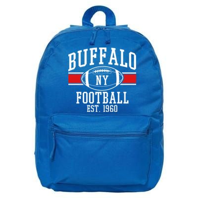Buffalo NY Football EST 1960 16 in Basic Backpack