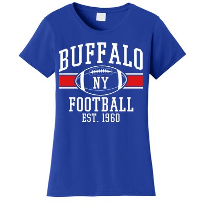 Buffalo NY Football EST 1960 Women's T-Shirt