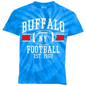 Buffalo NY Football EST 1960 Kids Tie-Dye T-Shirt