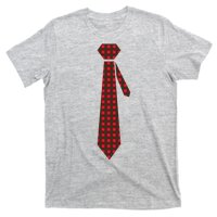 Buffalo Plaid Christmas Tie T-Shirt