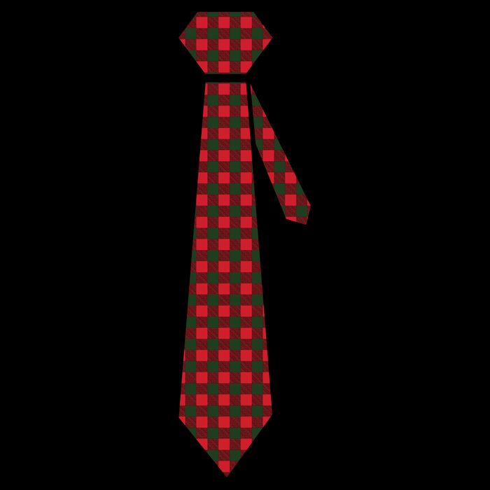 Buffalo Plaid Christmas Tie Impact Tech Backpack