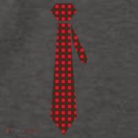 Buffalo Plaid Christmas Tie Vector Backpack