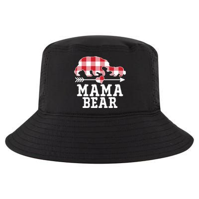 Buffalo Plaid Mama Bear Cool Comfort Performance Bucket Hat