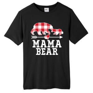 Buffalo Plaid Mama Bear Tall Fusion ChromaSoft Performance T-Shirt