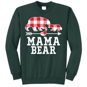 Buffalo Plaid Mama Bear Sweatshirt