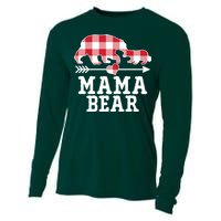 Buffalo Plaid Mama Bear Cooling Performance Long Sleeve Crew