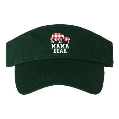 Buffalo Plaid Mama Bear Valucap Bio-Washed Visor