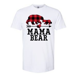 Buffalo Plaid Mama Bear Softstyle CVC T-Shirt