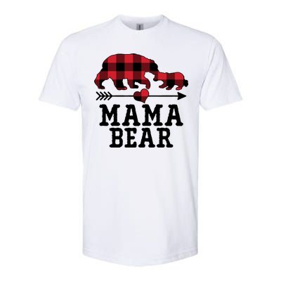 Buffalo Plaid Mama Bear Softstyle® CVC T-Shirt