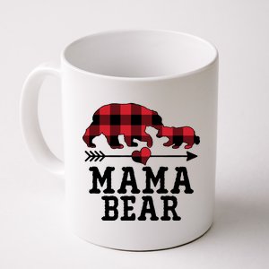 Buffalo Plaid Mama Bear Coffee Mug