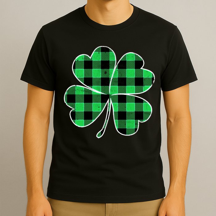 Buffalo Plaid Vintage Clover T-Shirt