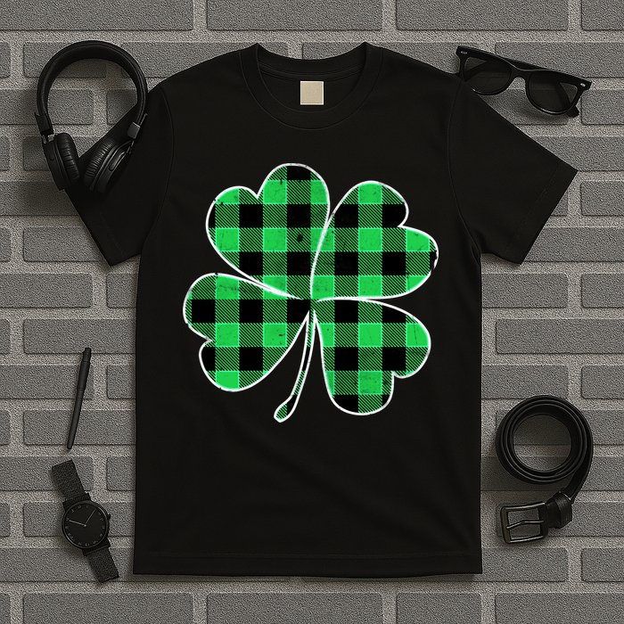 Buffalo Plaid Vintage Clover T-Shirt